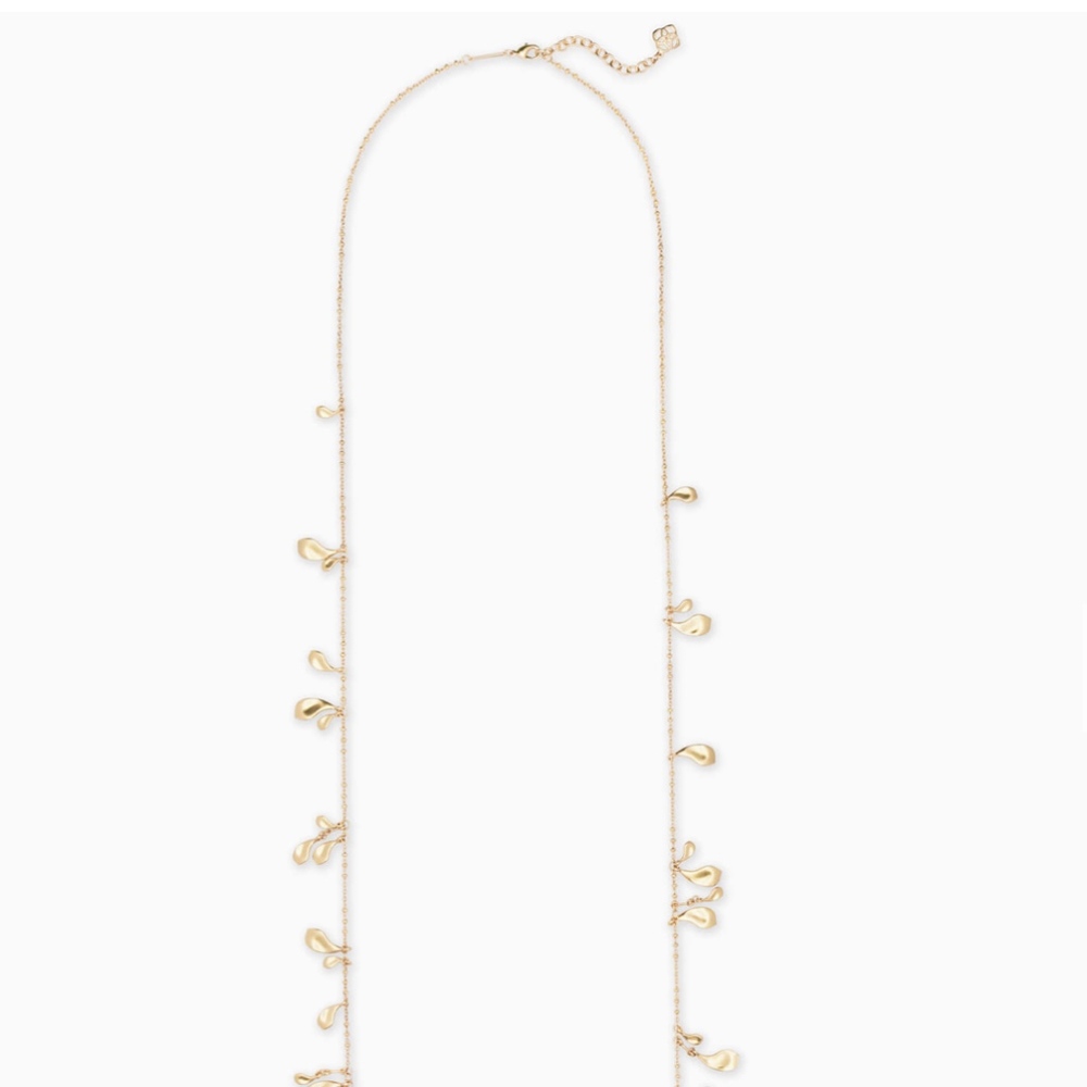 KENDRA SCOTT BELLA LONG NECKLACE IN ROSE GOLD - Picture 3 of 7